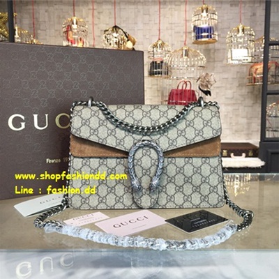 New Gucci Dionysus Blooms in Brown Shoulder Bag (เกรด Hi-End) หนังแท้รุ่นใหม่ชน Shop รูปที่ 1