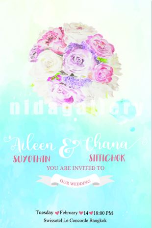 จำหน่าย และบริการรับออกแบบการ์ดแต่งงาน การ์ดเชิญ การ์ดงานต่างๆ คุณภาพดี ราคาประหยัด  รูปที่ 4