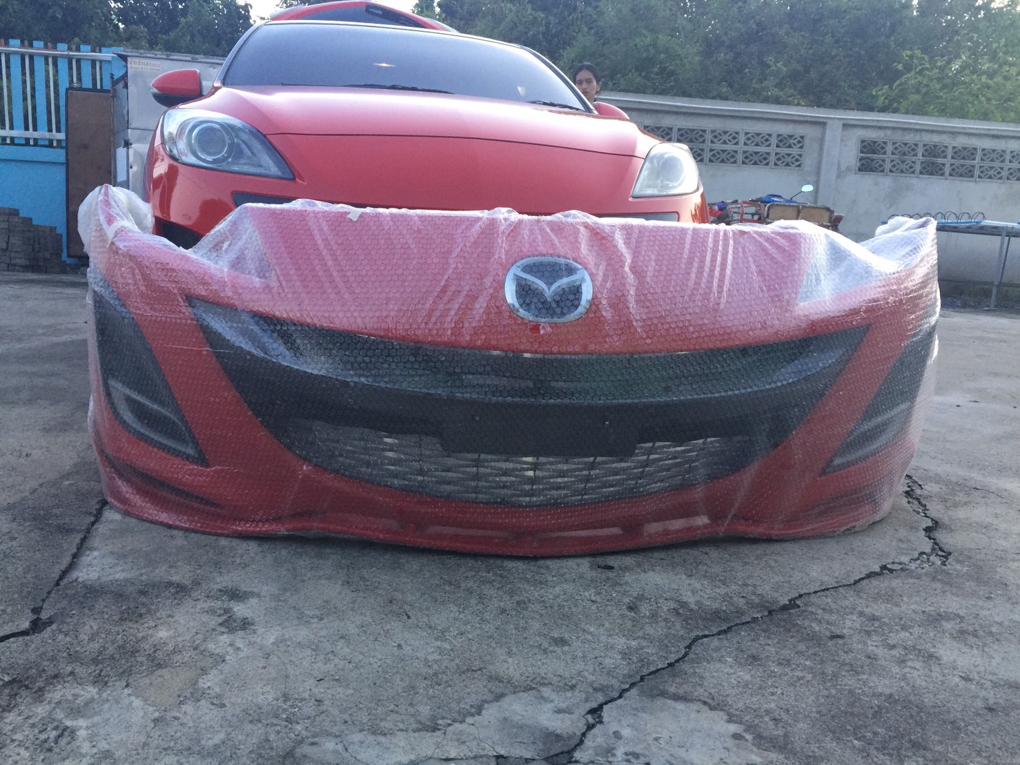 กันชนหน้า Mazda3  รูปที่ 1