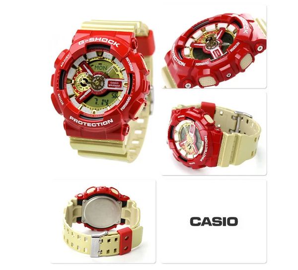 Casio G-Shock รุ่น GA-110CS-4 Iron Man (Red/Gold) รูปที่ 4
