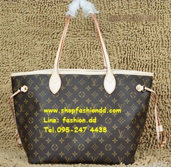 พร้อมส่ง กระเป๋า Louis Vuitton Monogram Canvas Neverfull MM (มิลเลอร์) รูปที่ 1