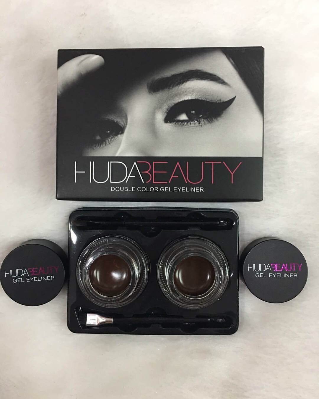 HUDA  beauty double color gel eyeliner อายไลเนอร์เจลสีน้ำตาล (เขียนคิ้วได้นะค่ะ) ปลีก 190฿ ส่ง100฿  ยกโหลส่ง 95฿ #เครื่องสำอางราคาถูก #เครื่องสำอางแบรนด์เนม #ขายส่ง #beautyact #ขายส่งราคาถูก #เครื่องสำอาง #เครื่องสำอางค์ #เจลไลเนอร์ #gelliner #huda #hudabeaty  #ฮูด้า #เครื่องสำอางค์แบรนด์  #อายไลเนอร์เจลฮูดา #hudageleyeliner www.beauty-act.com 064-9971196 line:beauty-act รูปที่ 2