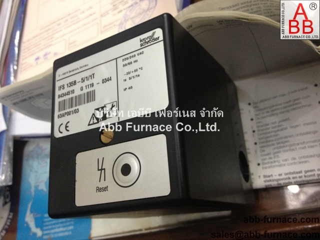 Kromschroder IFS 135B-5/1/1T (ครอมโชวเดอร์) Burner Controller กล่องจุดแก๊สอัตโนมัติ รูปที่ 1