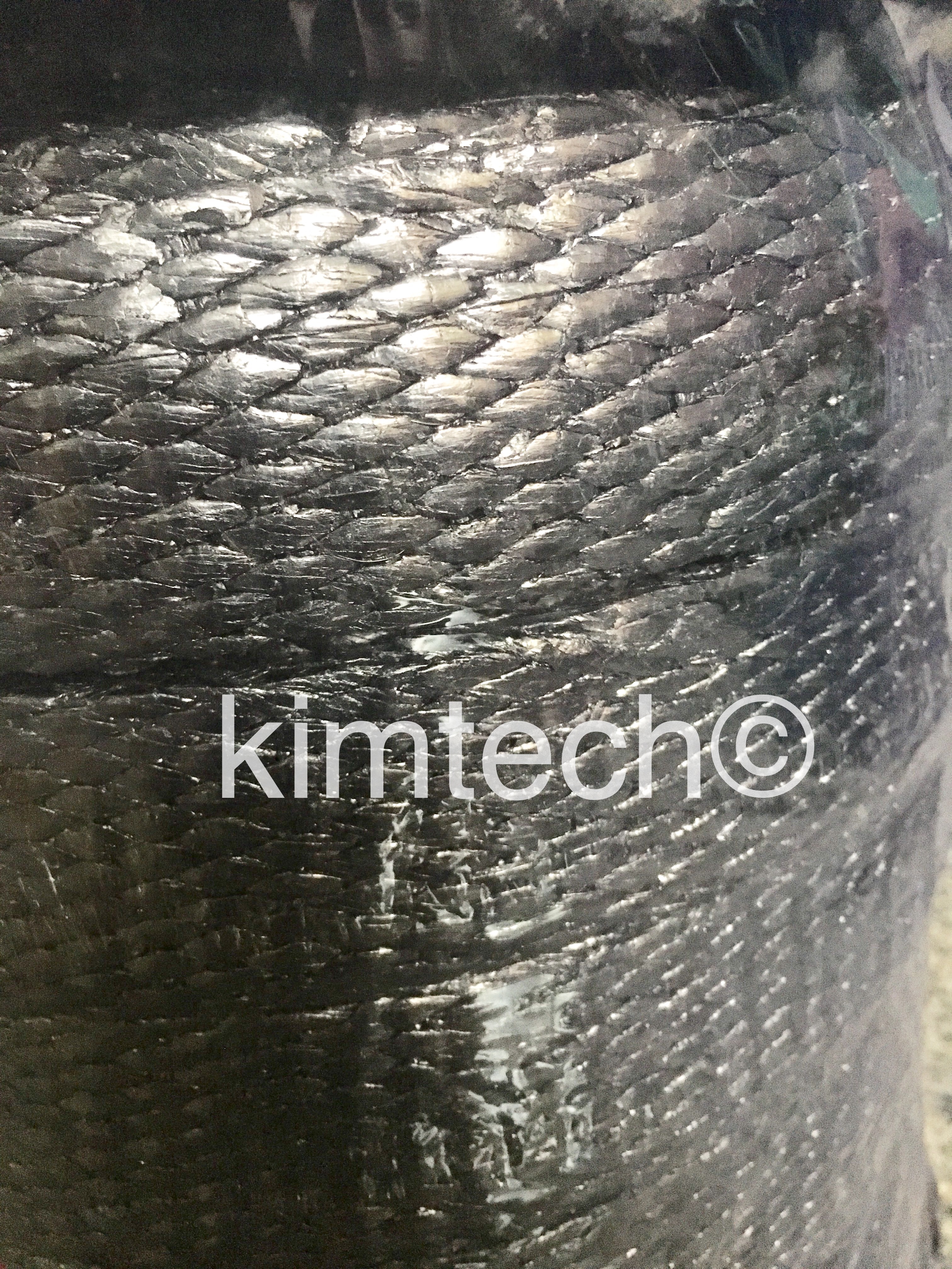กราไฟต์เทป หรือ expanded graphite tape  ขนาด กว้าง 45 mm. X หนา 6.4 mm. X ยาว 30 m./ม้วน  รูปที่ 3