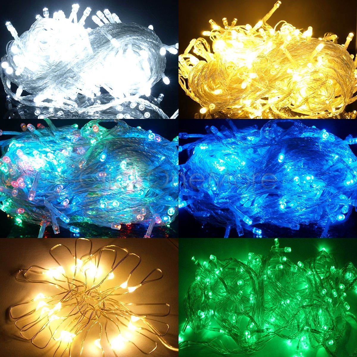 LED ไฟหยดน้ำ 10m. สี RGB รูปที่ 1