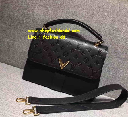 พร้อมส่ง มาใหม่ กระเป๋า Louis  Vuitton Bag สีดำ หนังแท้ทั้งใบ  (เกรด Hi-end)  รูปที่ 1