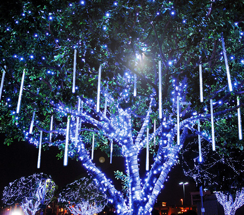 LED ไฟดาวตก แบบแท่ง 30 cm 1 ชุดมี 8 แท่ง รูปที่ 5