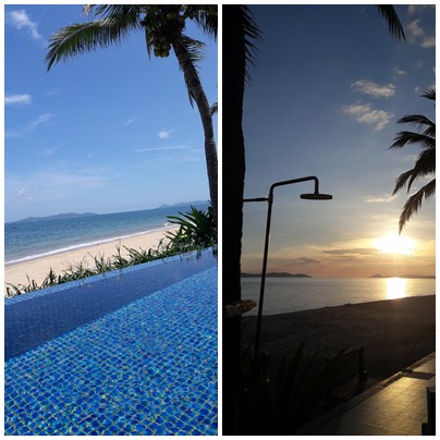 ให้เช่าบ้านพักตากอากาศริมทะเลบรรยากาศดี สระว่ายน้ำส่วนตัว หาดส่วน รูปที่ 2