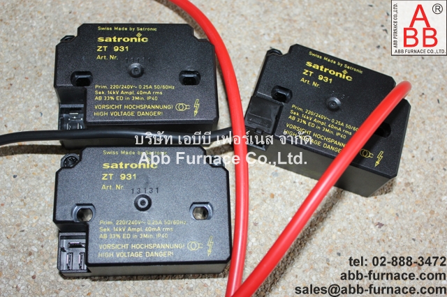 Honeywell satronic ZT 931 (ฮันนี่เวลล์) Ignition Transformer หม้อแปลงสปาร์ค รูปที่ 1