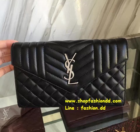 กระเป๋า Yves Saint Laurent shoulder bag อะไหล่สีเงิน หนังแท้ (เกรด Hi-End)  รูปที่ 1