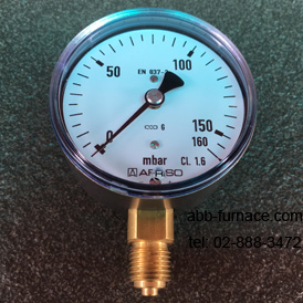 Afriso 0-160mBar Pressure Gauge อุปกรณ์แรงดัน รูปที่ 1