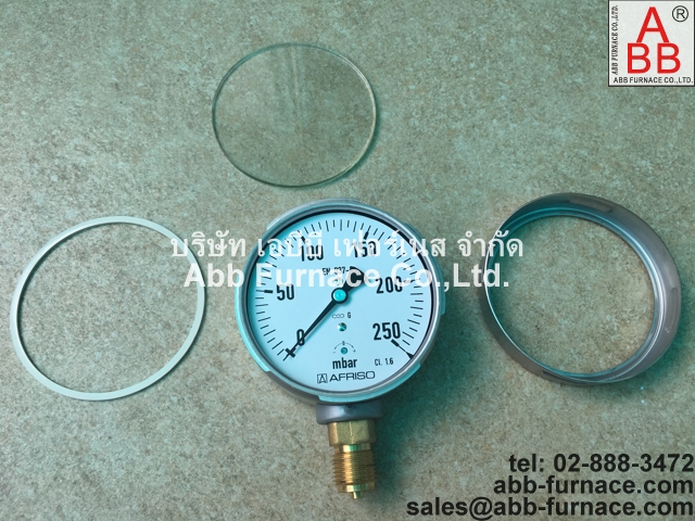 Afriso 0~250mbar Pressure Gauge อุปกรณ์วัดแรงดัน รูปที่ 1
