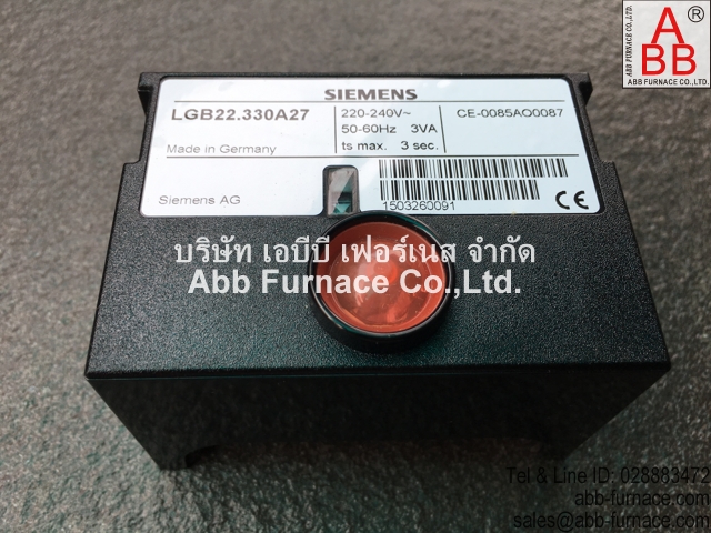 Siemens LGB22.330A27 (ซีเมนส์) Burner Controller กล่องจุดแก๊สอัตโนมัติ รูปที่ 1