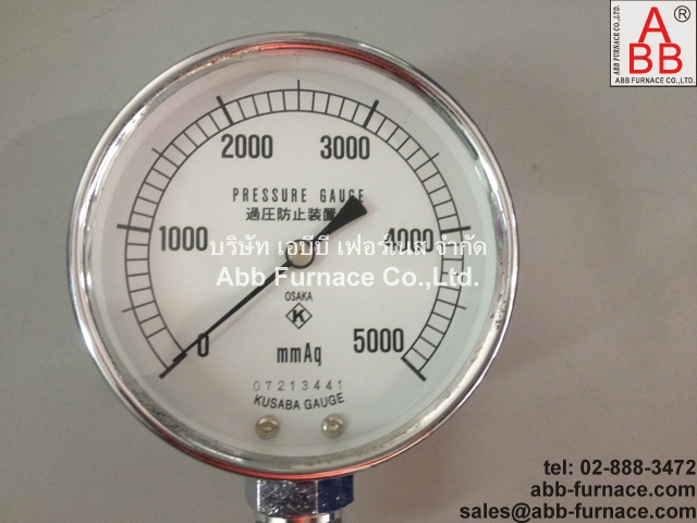 Kusaba 0-5000mmAq Pressure Gauge อุปกรณณ์วัดแรงดัน รูปที่ 1