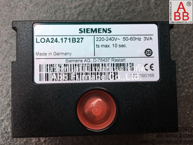 Siemens LOA24.171B27 (ซีเมนส์)  Burner Controller กล่องจุดแก๊สอัตโนมัติ รูปที่ 1