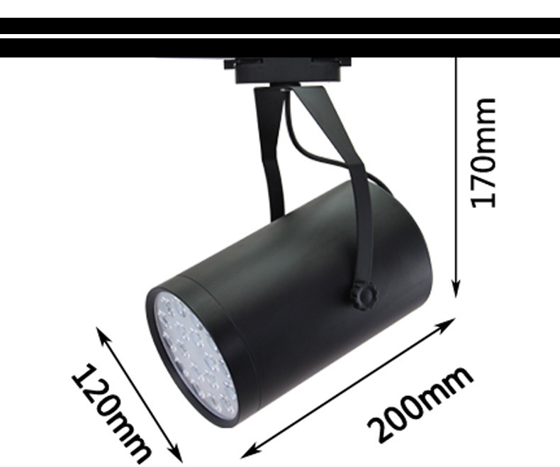 ไฟส่องเฉพาะจุดแบบราง LED Track light 18W รูปที่ 1