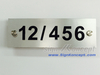 รูปย่อ ป้ายเลขที่บ้าน อะคริลิคผิวโลหะ รหัส : Ha-060 รูปที่2