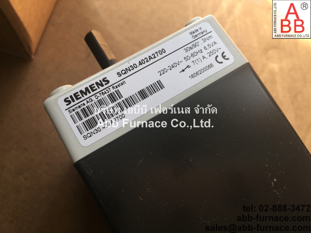 Siemens SQN30.402A2700 (ซีเมนส์) Gas Servo Motor มอเตอร์เซอร์โว  รูปที่ 1