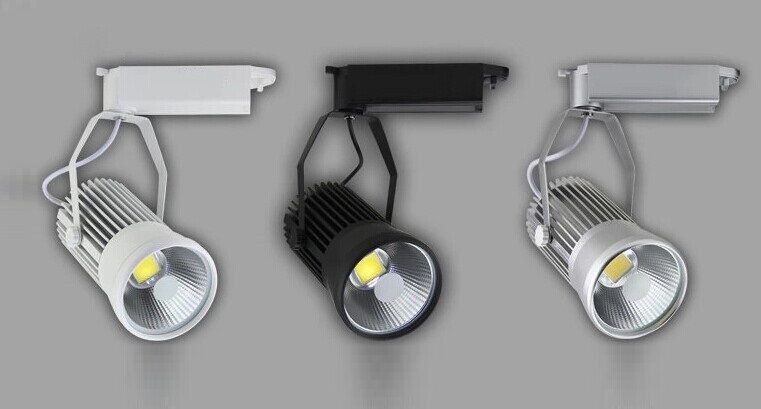 ไฟส่องเฉพาะจุดแบบราง LED Track light COB 20W B รูปที่ 1