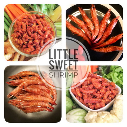 Little Sweet Shrimp กุ้งเหยียด, น้ำพริกหมูกระจก รูปที่ 1