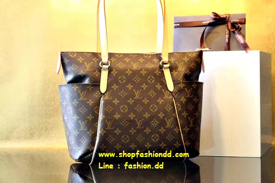 พร้อมส่ง Louis Vuitton Monogram Canvas Totally MM หนังแท้ (เกรด Hi-end)  รูปที่ 1