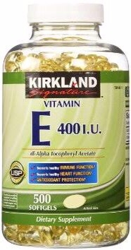 kirkland vitamin E400IU. 500 softgels รูปที่ 1