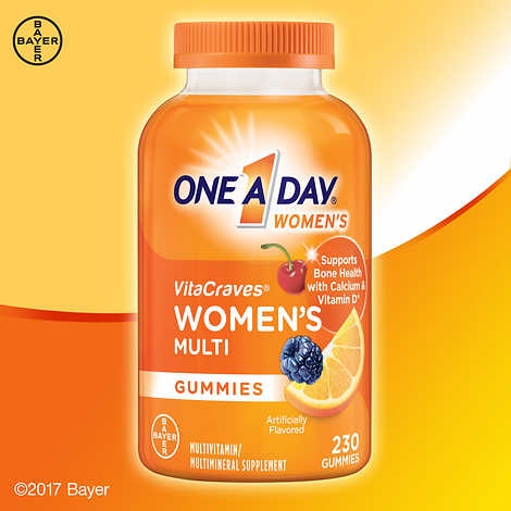 One A Day VitaCraves Women s Multi 230 Gummies วิตามินรวมแบบเคี้ยวสำหรับผู้หญิง รูปที่ 1