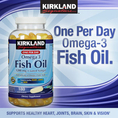 Kirkland Signature Omega-3 Fish Oil 1200 mg. 180 Softgels