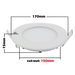 รูปย่อ LED Downlight Panel 12W-กลม รูปที่3