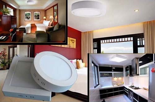 LED Downlight Panel 6W ติดลอย กลม รูปที่ 1