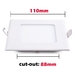 รูปย่อ LED Downlight Panel 4W- สี่เหลี่ยม รูปที่4