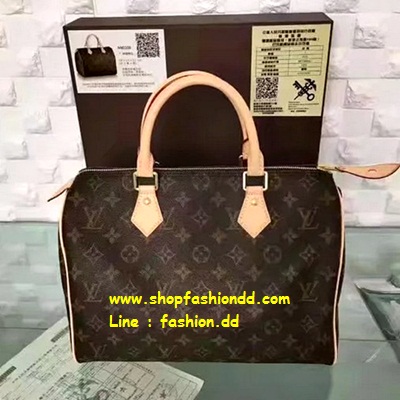 พร้อมส่ง กระเป๋า Louis Vuitton Monogram Canvas Speedy 30 หนังแท้ (เกรด Hi-end)  รูปที่ 1