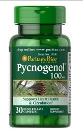 Puritan's Pride Pycnogenol100 mg.30 Capsules เปลือกสนฝรั่งเศส รูปที่ 1