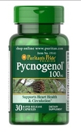 Puritan's Pride Pycnogenol100 mg.30 Capsules เปลือกสนฝรั่งเศส
