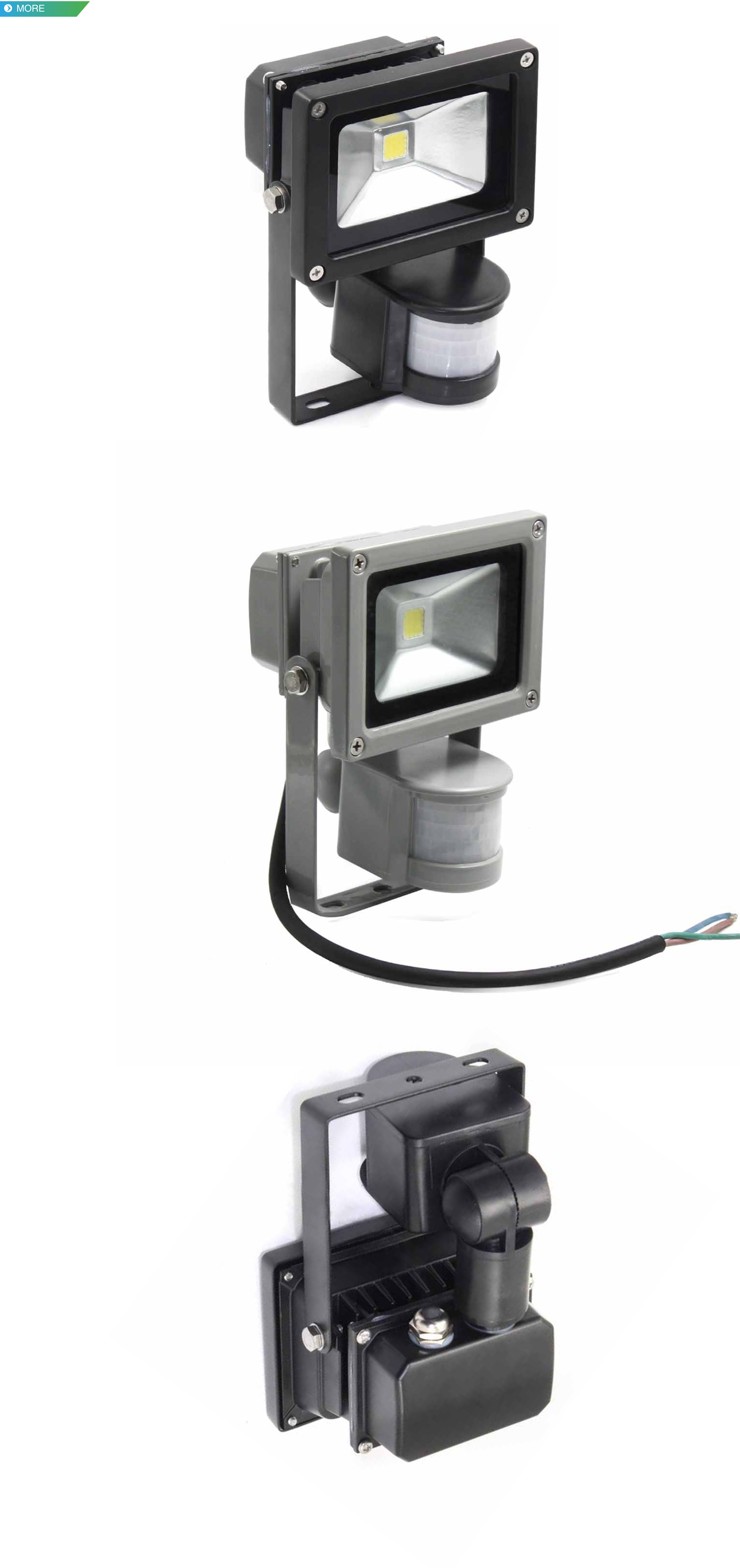 ไฟ LED Flood Light PIR 10W รูปที่ 5