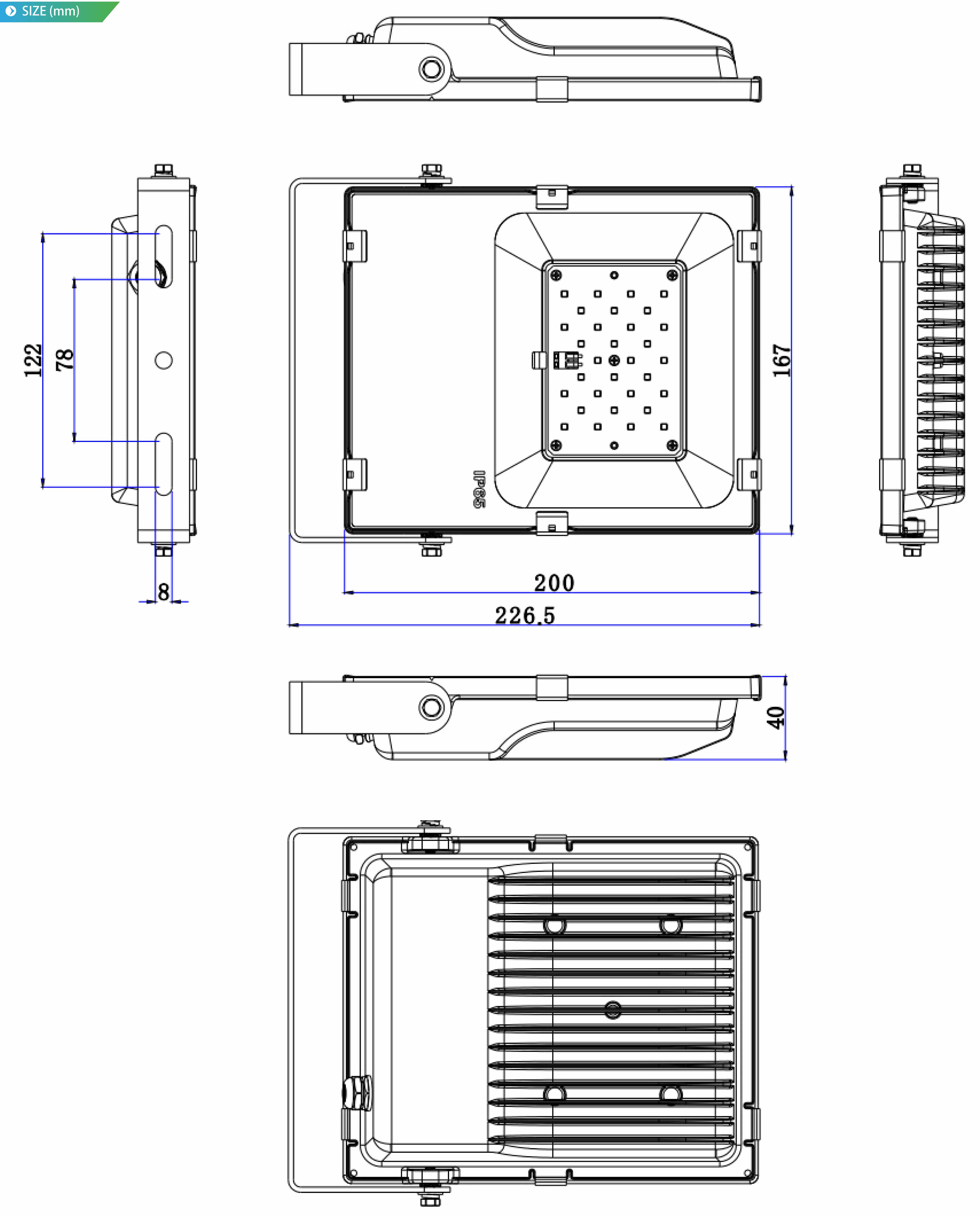 LED Flood Light 30w-Osram รูปที่ 6