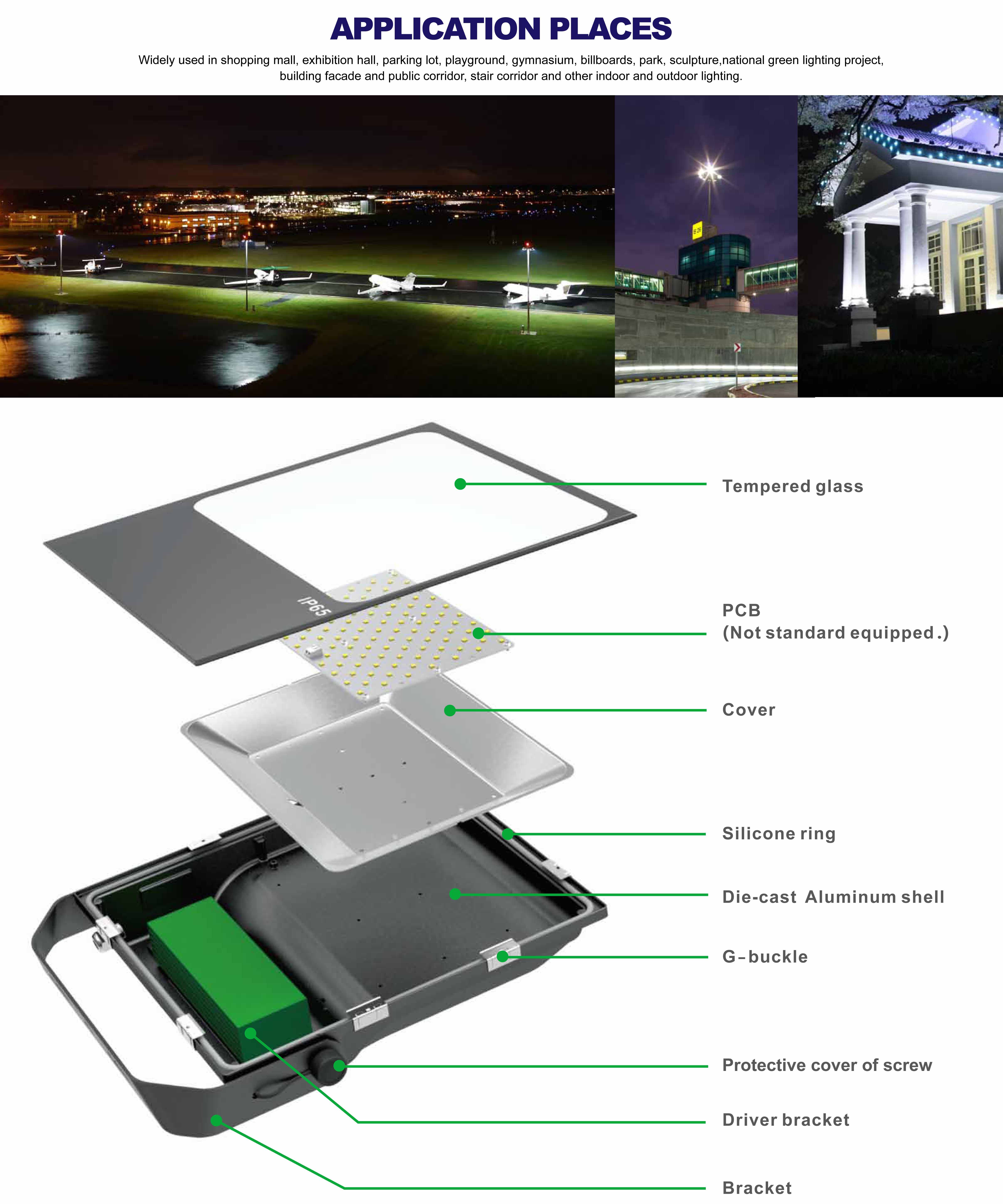 LED Flood Light 100w-Osram รูปที่ 5