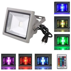 โคมไฟเปลี่ยนสีได้ LED Flood Light RGB 30W พร้อม รีโมท รูปที่ 4