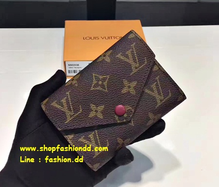 กระเป๋าสตางค์ Louis Vuitton Monogram Canvas Victorine in Purple Wallet หนังแท้ (เกรด Hi-end)  รูปที่ 1