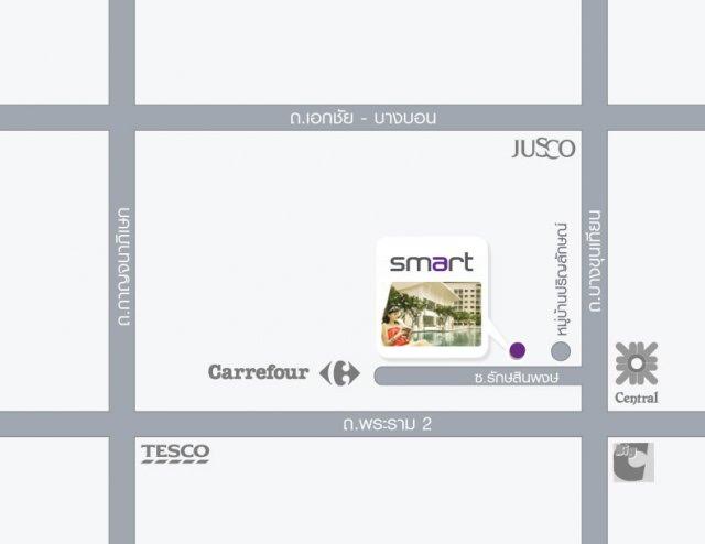 ++++ เช่า Smart Condo พระราม 2 แบบ1ห้องนอนกั้นห้องเป็นสัดส่วน  เฟอร์และเครื่องใช่ไฟฟ้าครบ ห้องสวยตึกเอฟชั้น 7 พร้อมอยู่ทันที  T.082-6414199 Line id “t0826414199”+++ รูปที่ 1