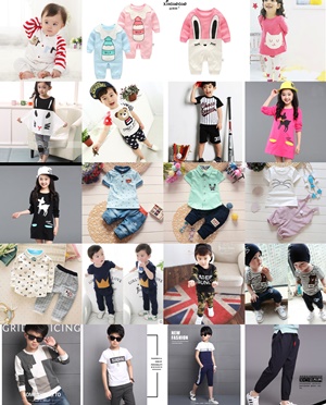 เสื้อผ้าชุดเด็กแฟชั่นสไตล์เกาหลี ญี่ปุ่น เสื้อเด็ก CISI น่ารักๆ ราคาถูก รูปที่ 1