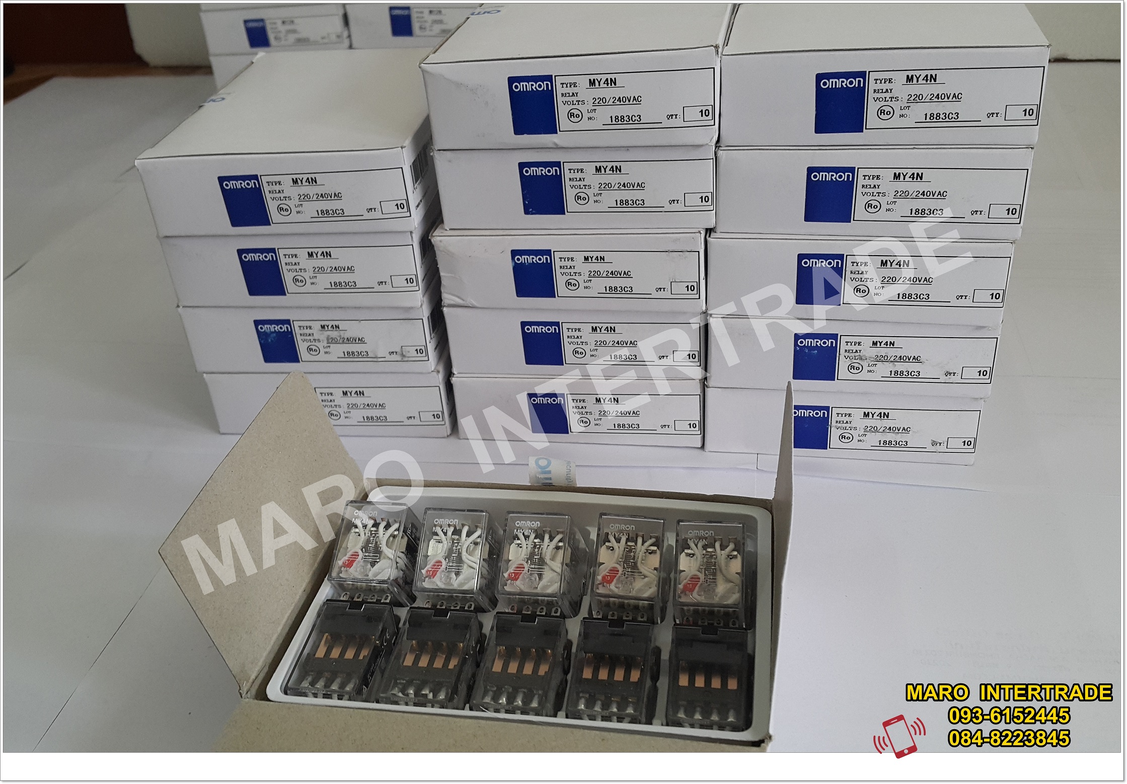 RELAY OMRON MY4N  220VAC รูปที่ 1