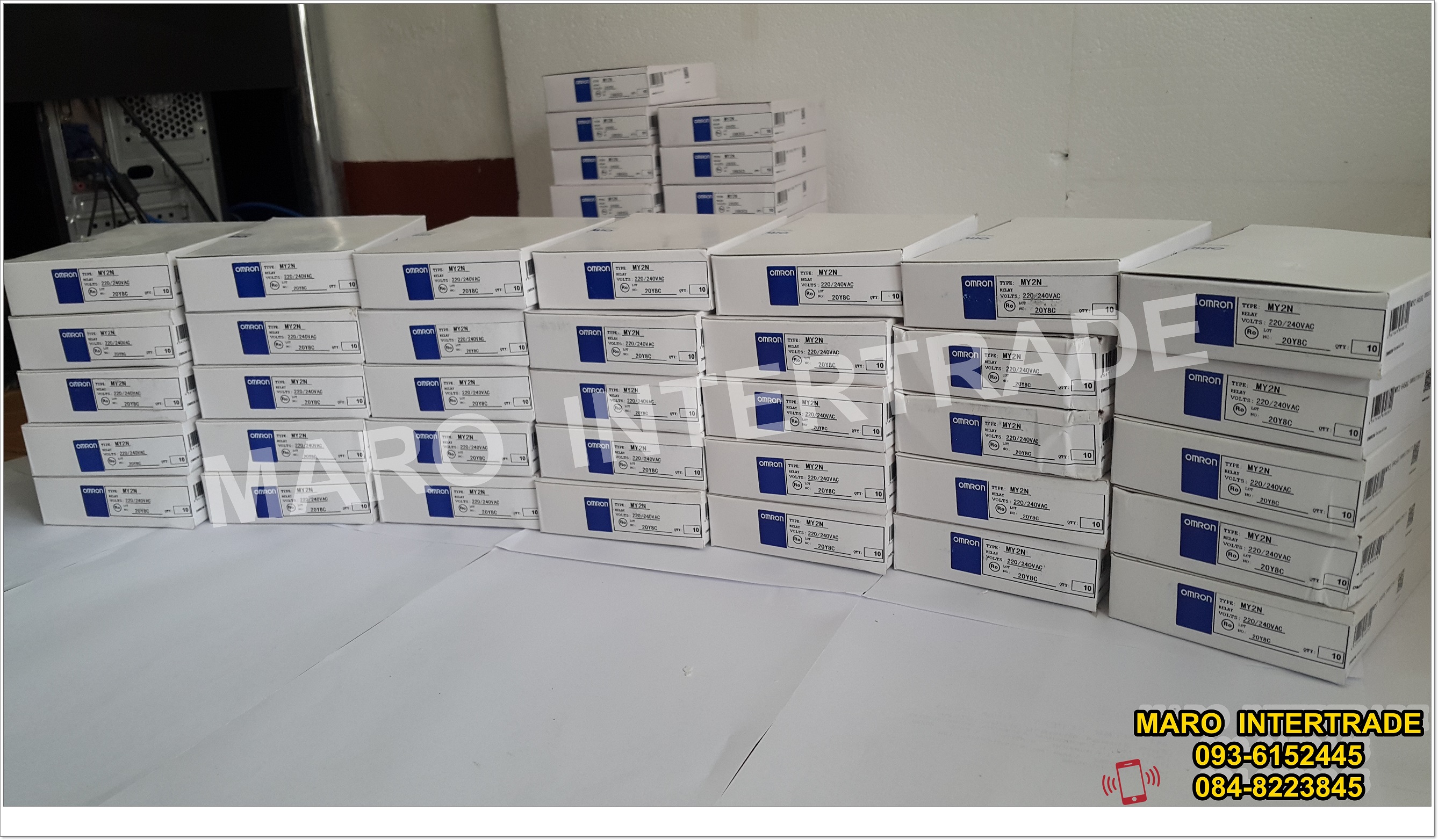 RELAY OMRON MY2N 220VAC รูปที่ 1