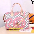 พร้อมส่ง สีมาใหม่ Louis Vuitton Damier Eben Speedy 30 With Shoulder Strap (เกรด Hi-end) 