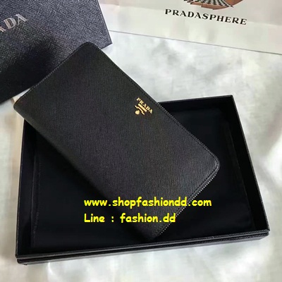 Prada Passport Wallet หนังแท้ทั้งใบ หนัง Original (เกรดงาน Hi-End)    รูปที่ 1