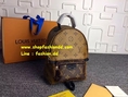 เป้ Louis Vuitton Monogram Palm Springs Backpack Mini Bag 2-Tone Color ขนาด 8 นิ้ว (งานHiend) 