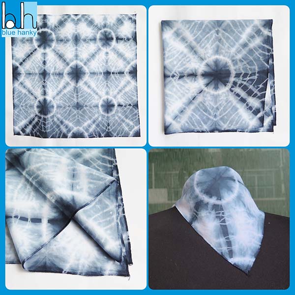 BLUE HANKY ผ้าเช็ดหน้าสีขาวสำหรับย้อม วิธีย้อมผ้า รูปที่ 7