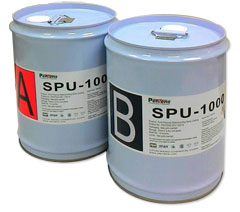  SPU-1000 Polyurea Membrane (โพลิยูเรีย)ใช้พ่นกันซึมชนิดไม่มีรอยต่อมีฟิล์มที่ยืดหยุ่นทนทานแข็งแรงสนใจติดต่อเกด081-9218788 รูปที่ 1