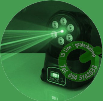 LED Moving Head 6ดวง+Laser สีแดง,สีเขียว รูปที่ 2