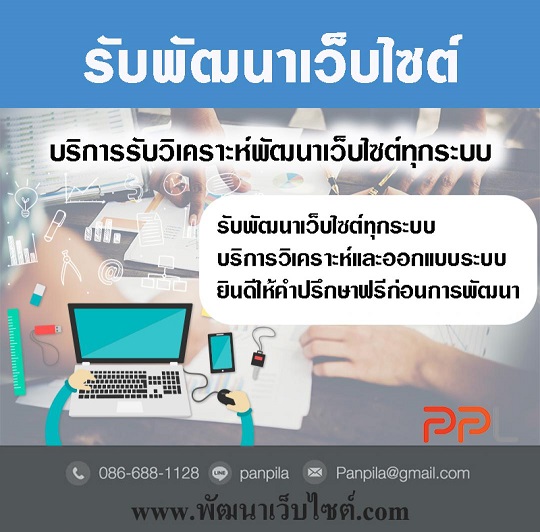 บริการรับวิเคราะห์พัฒนาเว็บไซต์ทุกระบบ WEBSITE DEVELOPMENT SERVICE  รูปที่ 4